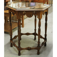 Burlwood 6-Sided Accent Table