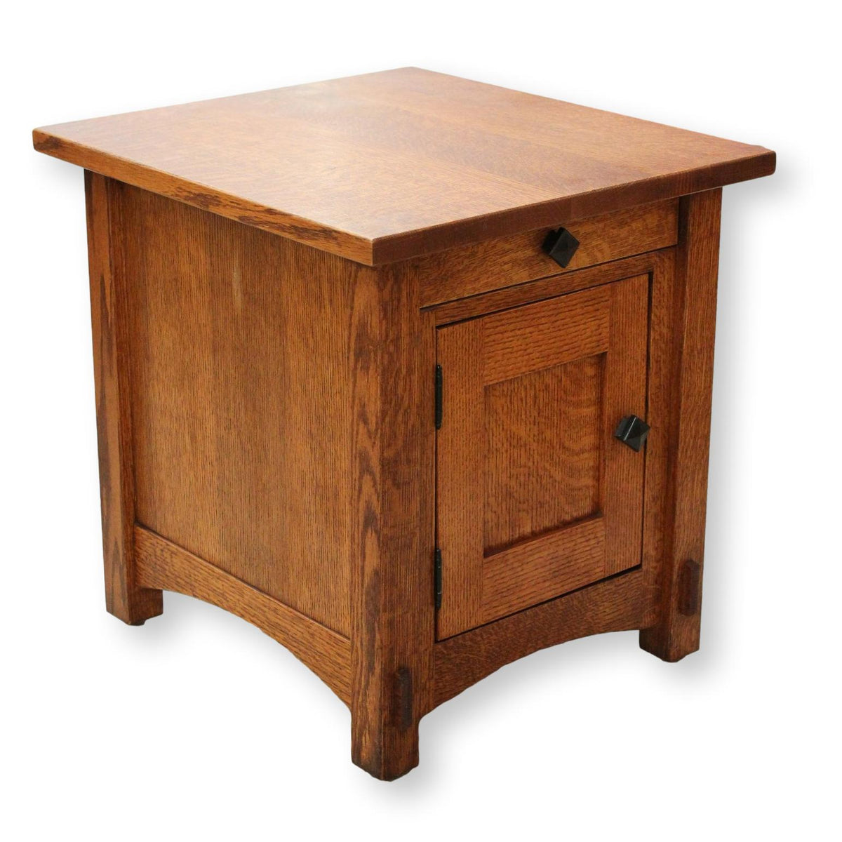 Mission Oak Cabinet End Table