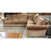 R.C. Furniture Gold L-Shape Sectional
