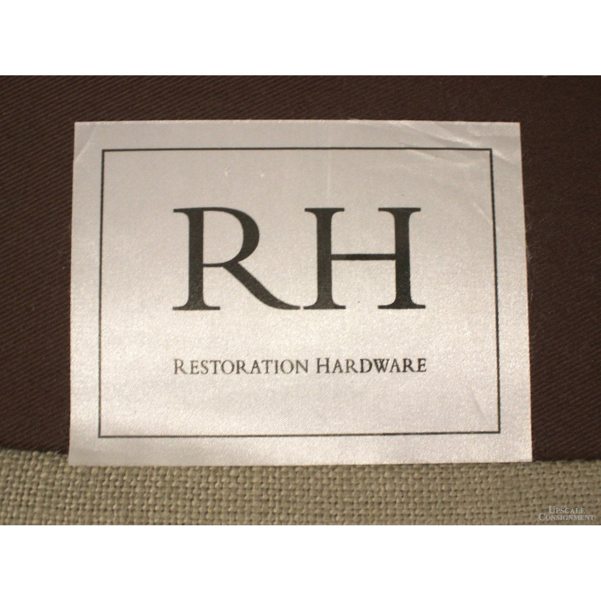 Restoration Hardware Taupe Linen Sofa