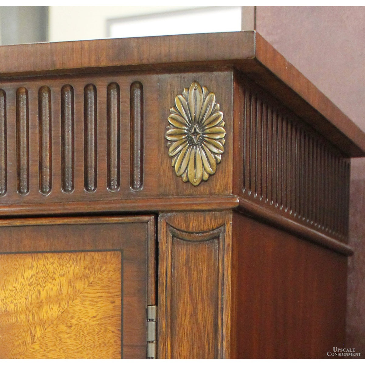 Ethan Allen Medallion Server Cabinet