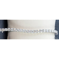 8.00ctw Round Brilliant Cut Diamond 14K Gold Bracelet