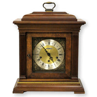 Howard Miller Mahogany & Brass Mantle Clock