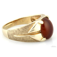 Premier Designs 10K Yellow Gold 2.11ct. Agate Cabochon Ring
