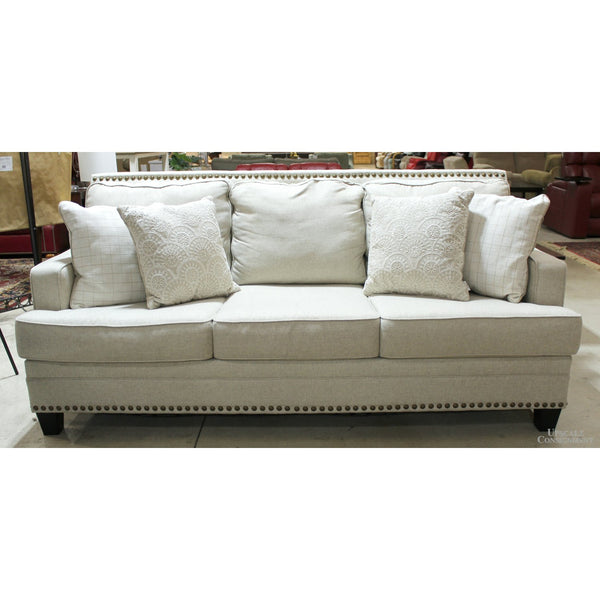 Ashley Sofa w/Nailhead Accent
