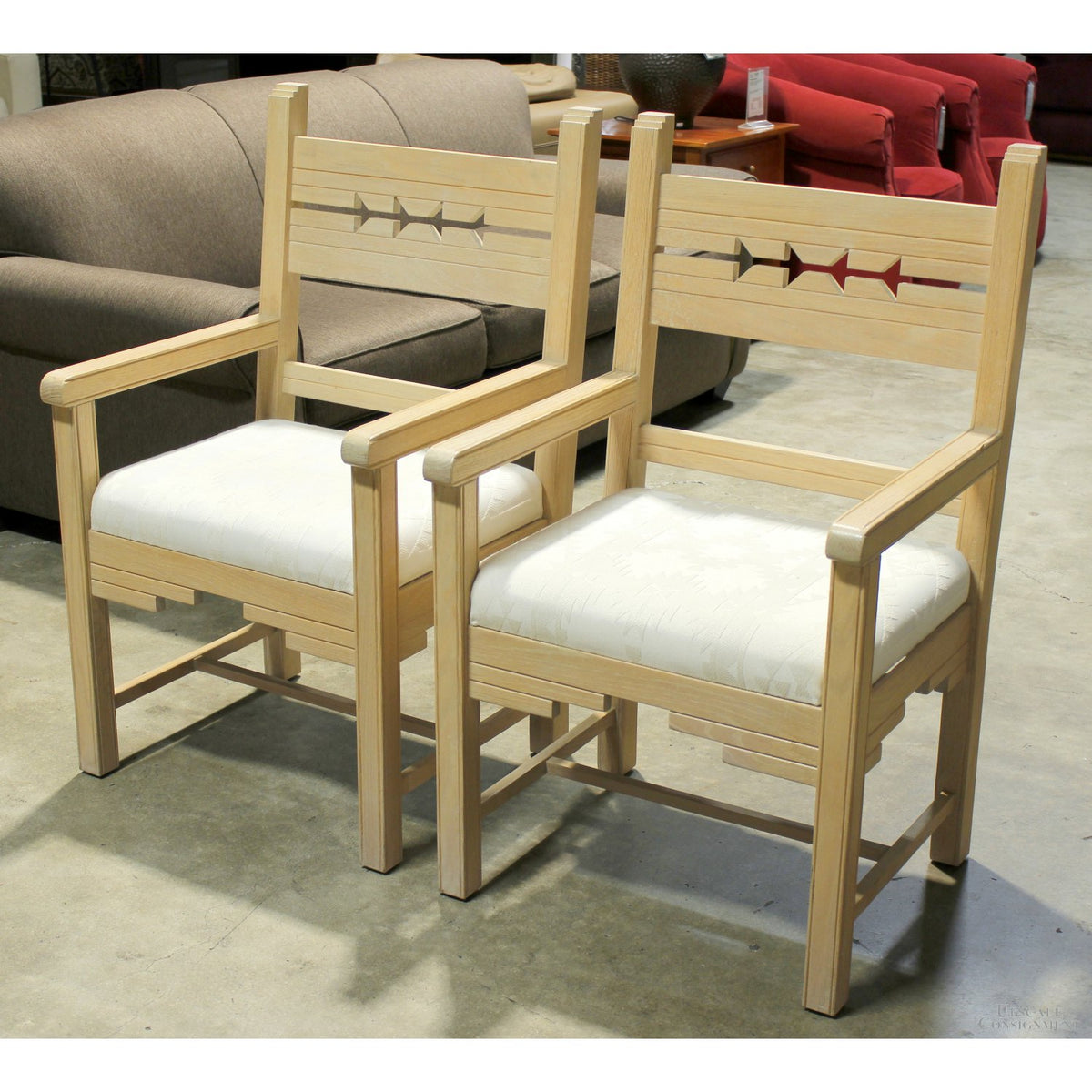 Stone Creek Pair of Arm Chairs