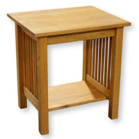 CVW Mission Oak End Table