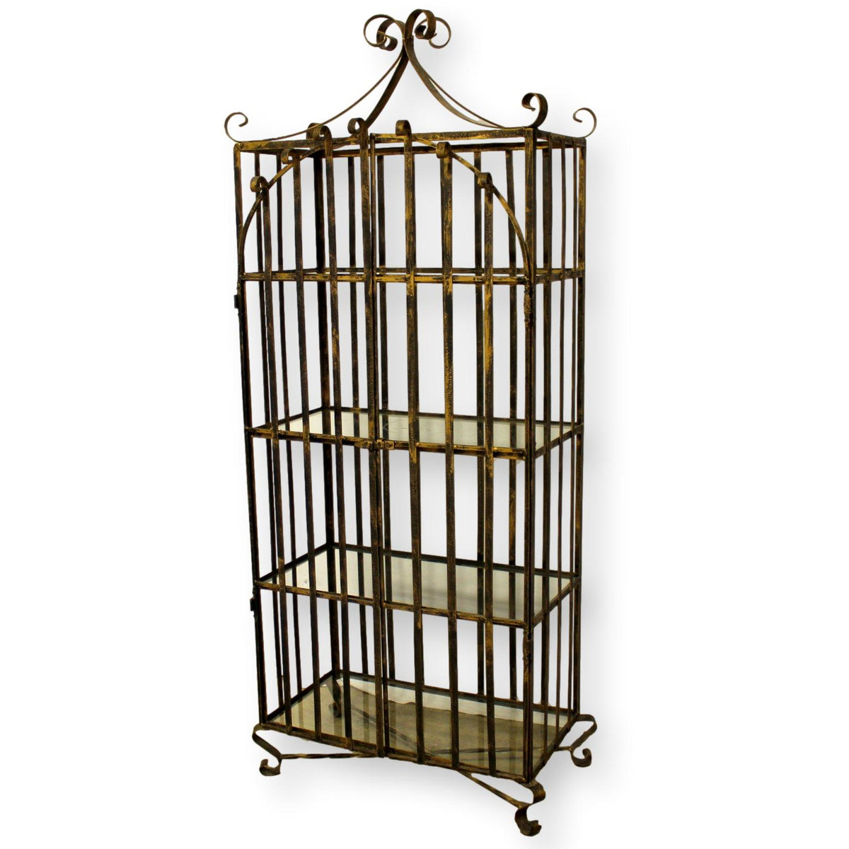 Italian Wrought Iron Wine Safe