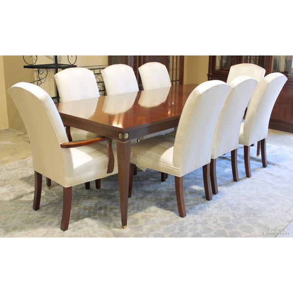 Ethan Allen 'Sable' Dining Table w/8 Chairs