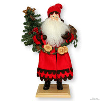 Lynn Haney 'Black Forest Travelor' 19'' Santa Figure