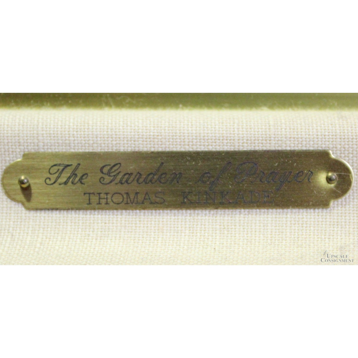 Framed Limited Edition Lithograph "The Garden of Prayer" by Thomas Kinkade