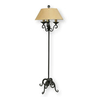 Wrought Iron Candelabra Floor Lamp