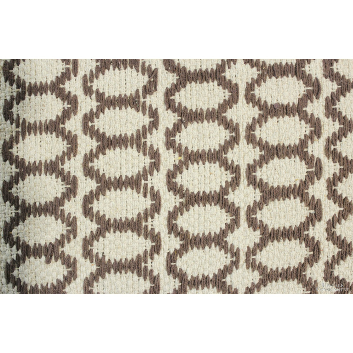 Brown & White Bench