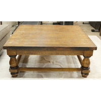 Venetian Finish Large Square Coffee Table