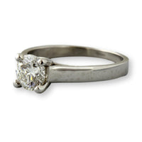 0.85ct GIA Diamond Platinum Engagement Ring | 1.12ctw Set