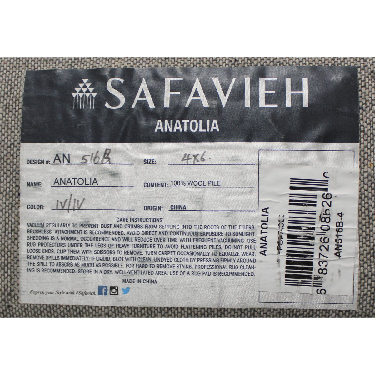 Safavieh 4' X 5' 11'' 'Anatolia' Area Rug