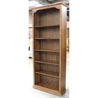 7' Oak Bookcase