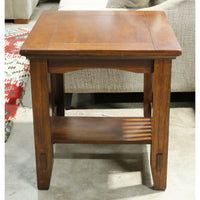 Oak Mission End Table