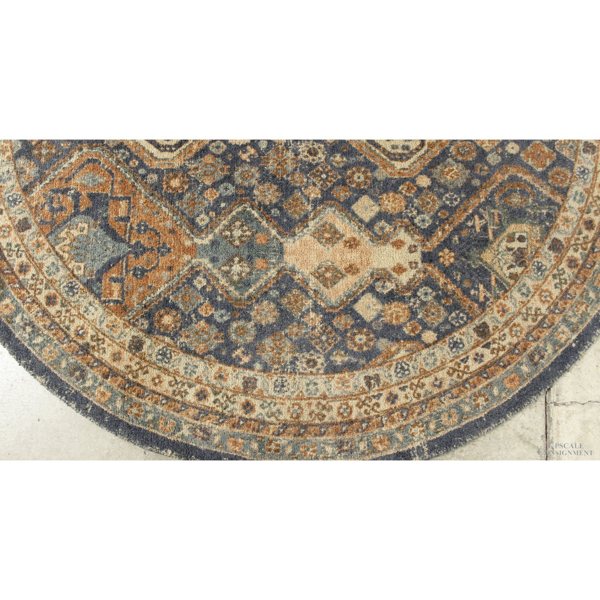Pottery Barn 6' Round 'Mahalia' Wool Area Rug
