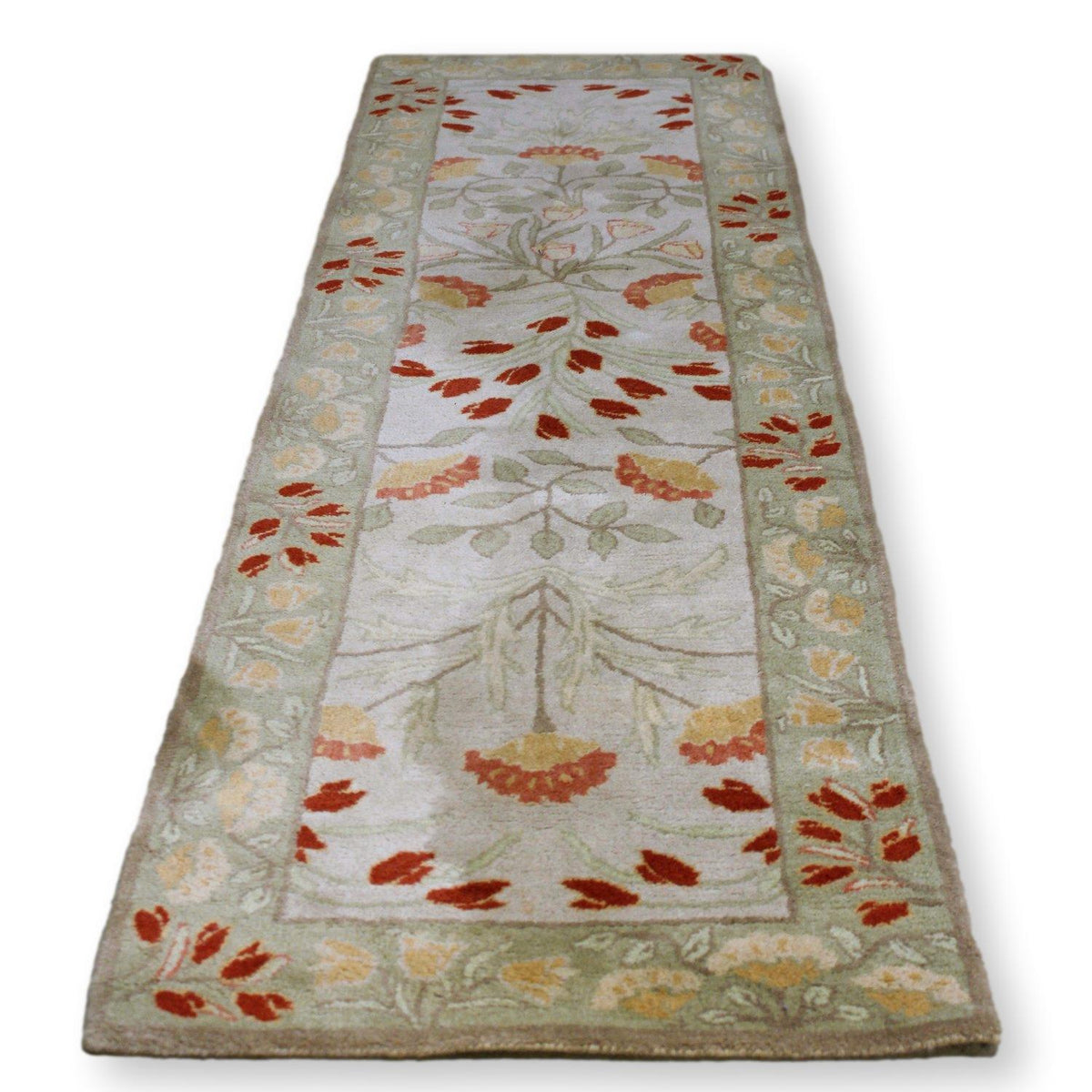 Pottery Barn 2' 7'" X 8' 11"  'Adeline' Floral Runner Rug
