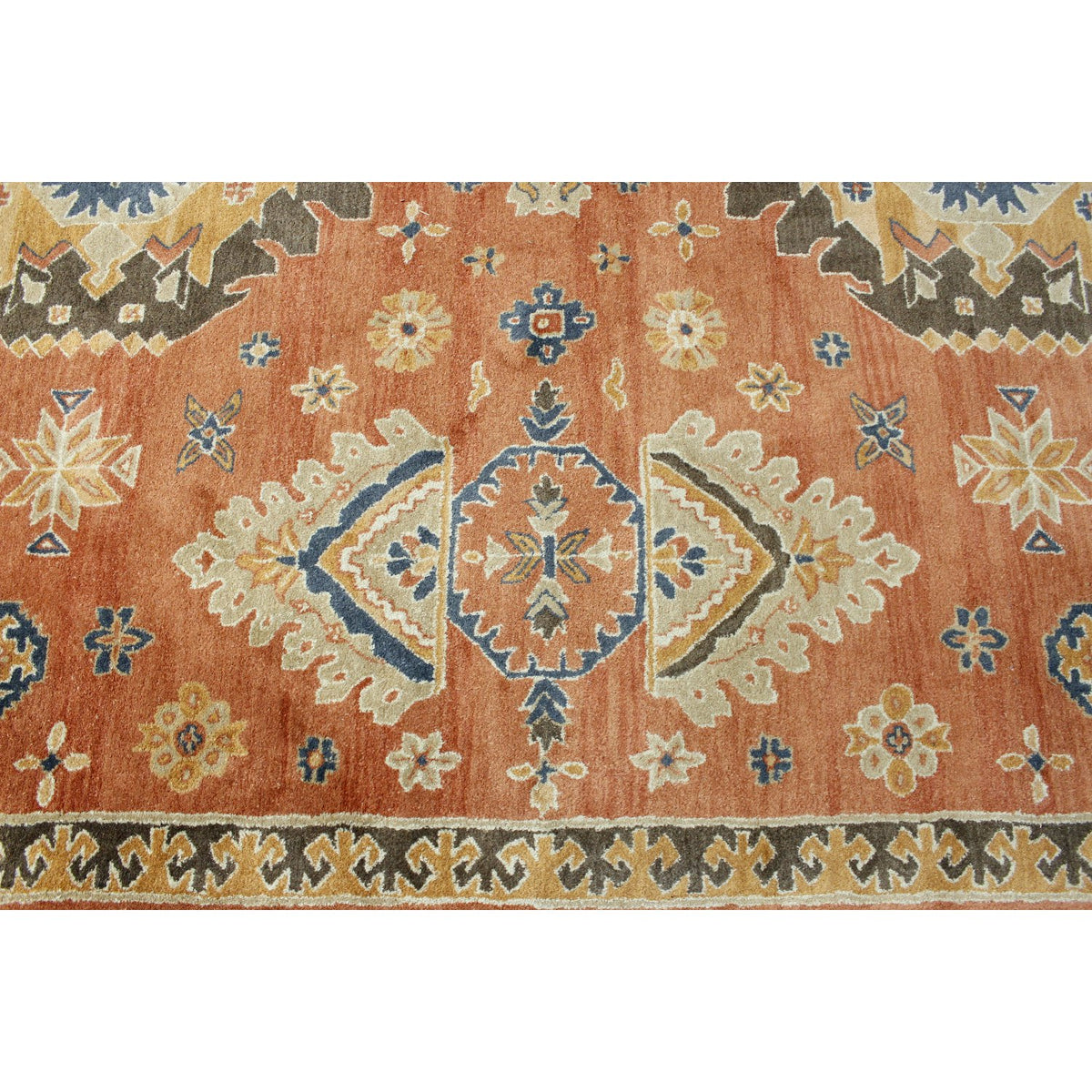 Pottery Barn 9' X 12' Grandinroad 'Brazos' Wool Area Rug