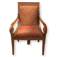 Ethan Allen Scroll Arm Accent Chair