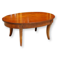 Oval Cherry Coffee Table