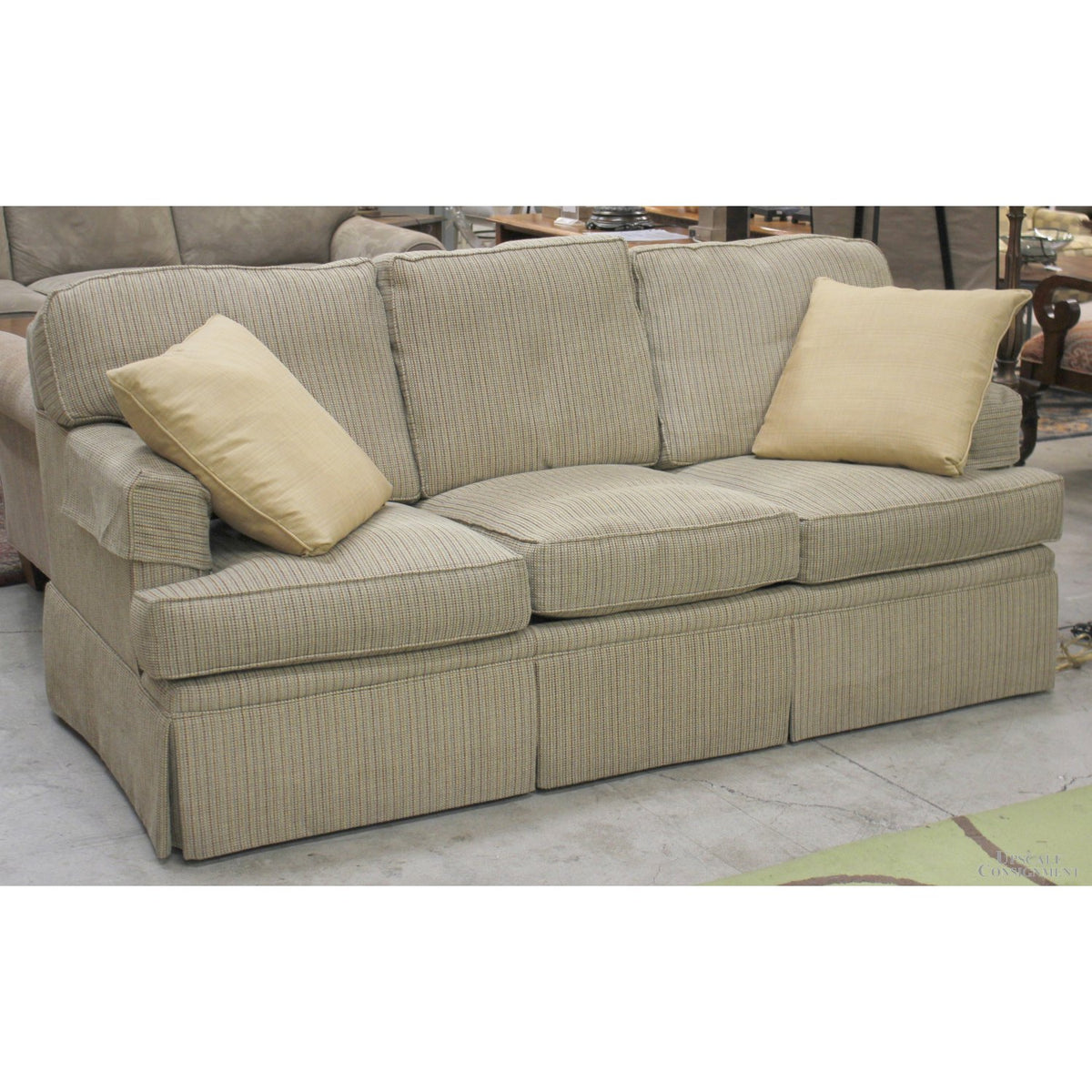 Down-filled Skirted Sofa