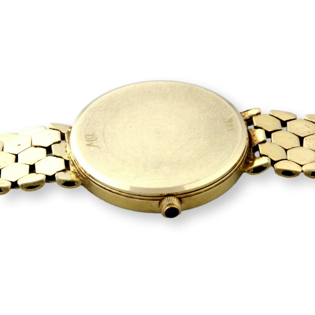 1990s 14K Yellow Gold Quartz Swiss Movement Watch