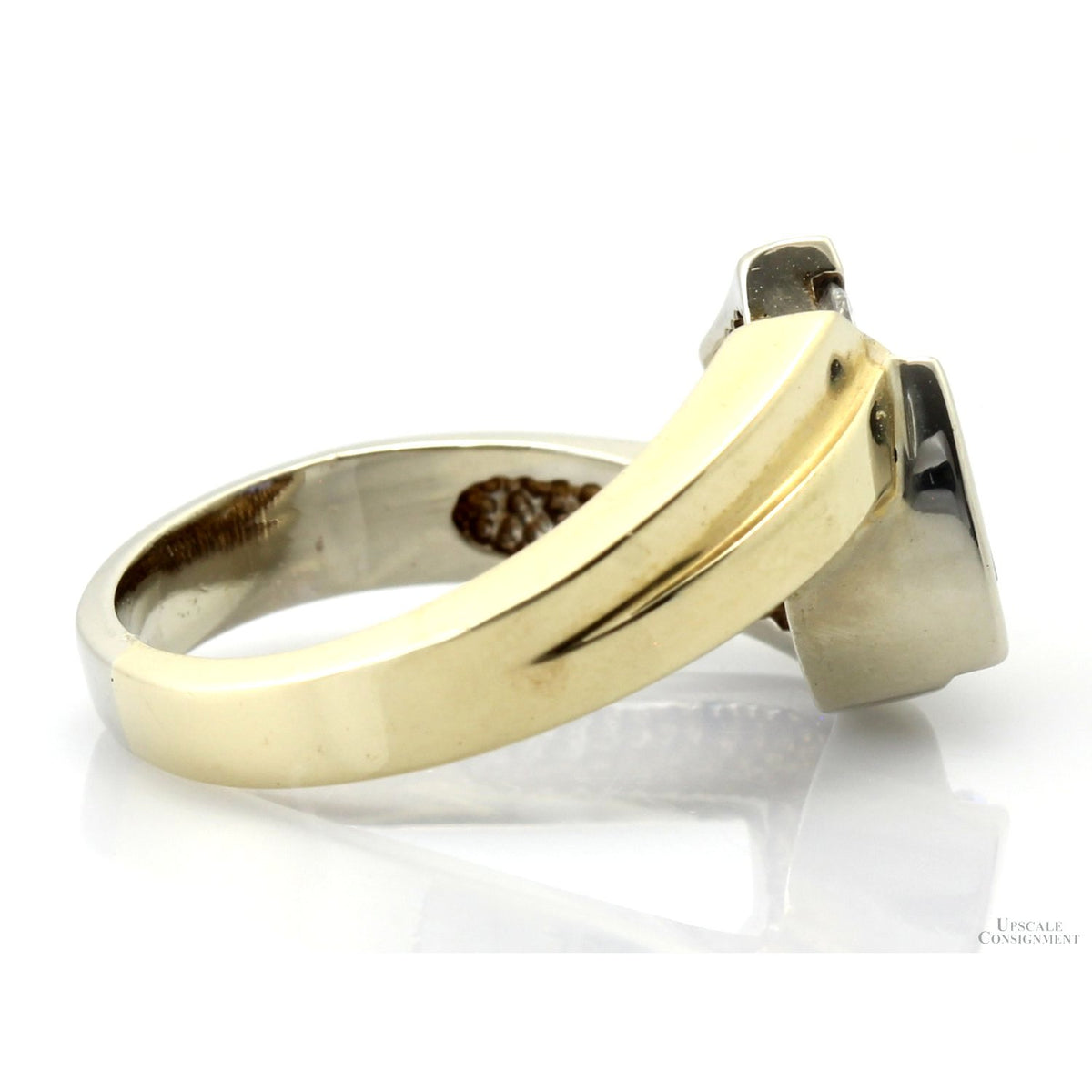 14K Yellow Gold Trillion-Cut Tanzanite & Diamond Ring