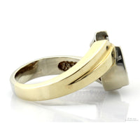 14K Yellow Gold Trillion-Cut Tanzanite & Diamond Ring
