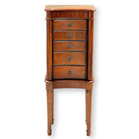 Walnut Jewelry Armoire