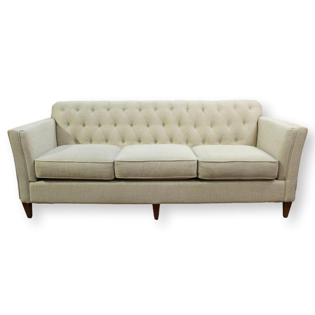 La-Z-Boy Oatmeal Tufted Sofa