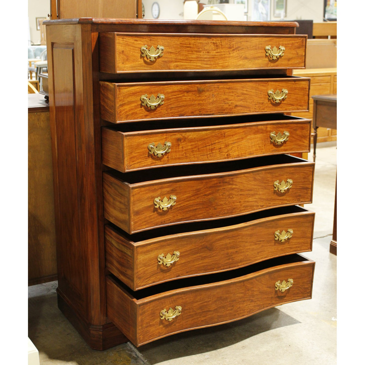 Brazilian Rosewood 6 Drawer Chest