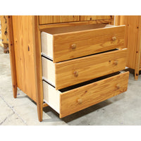 Pine Armoire w/3 Drawers