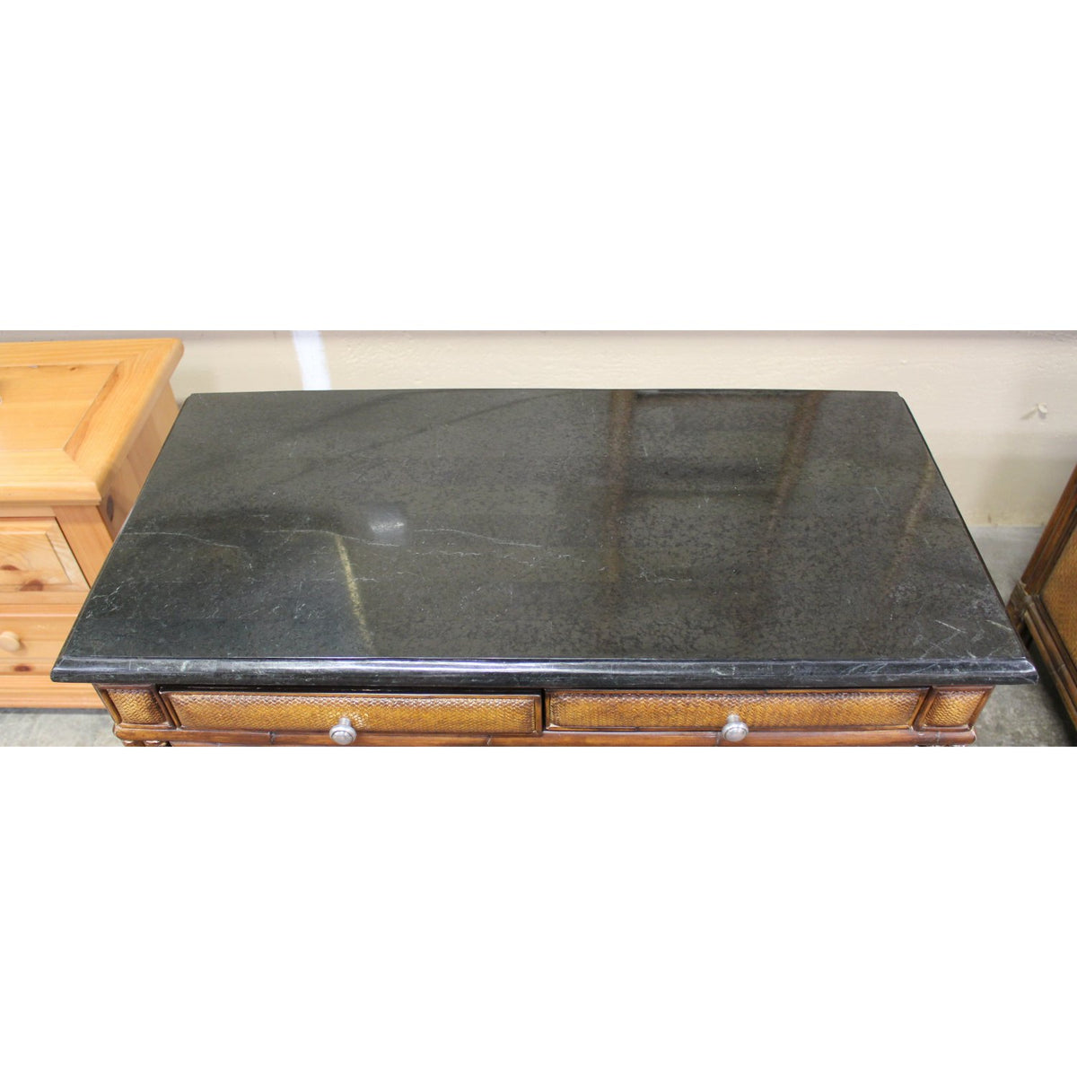 Thomasville "Ernest Hemmingway" Granite Top Nightstand