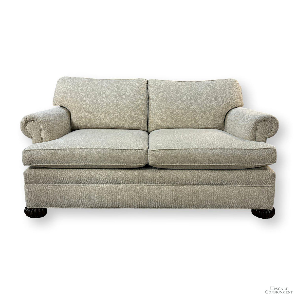 Castellano Spiral Pattern Loveseat