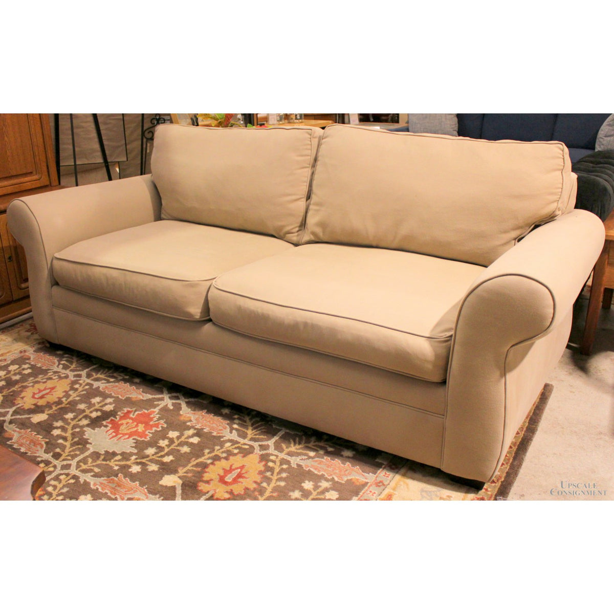 Bernhardt Beige Down Sofa