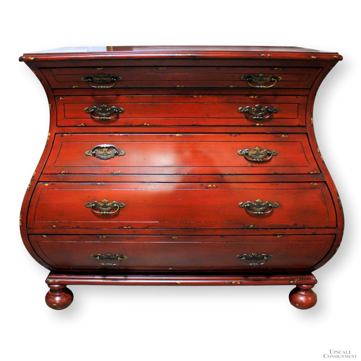 Hooker Furniture Red Bombe Chest