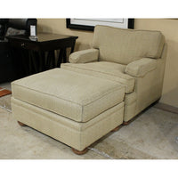 Ethan Allen Club Chair & Ottoman