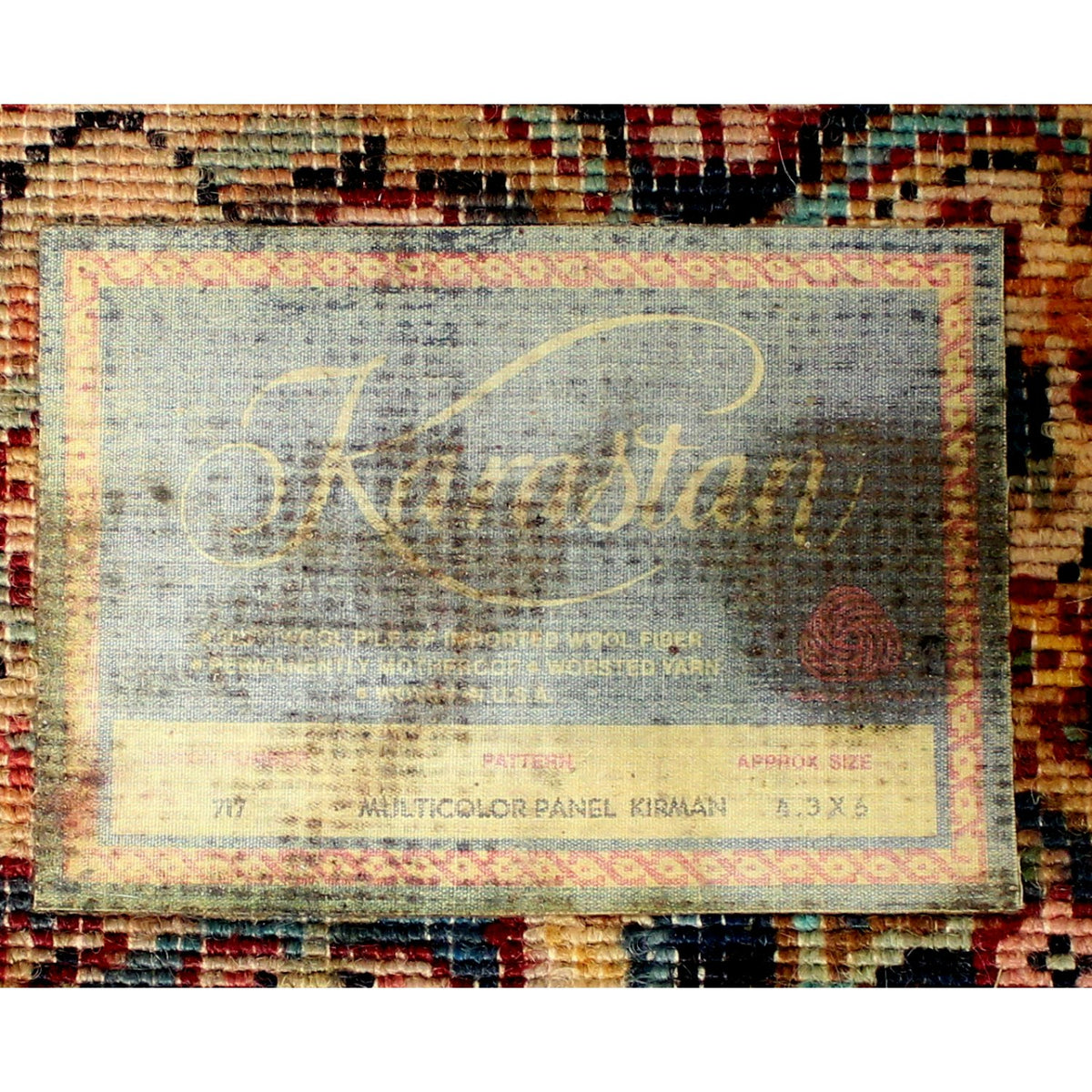 Karastan 6' 8'' X 4' 3'' Multicolor Panel Kirman Area Rug