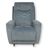 La-Z-Boy Light Blue Rocking Power Recliner w/Adj. Headrest