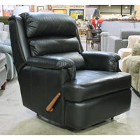 Black Leather Rocking Recliner