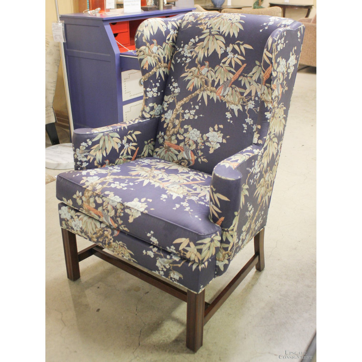 Drexel Heritage Botanical Wingback Chair