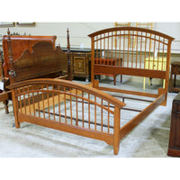 Cherry Spindle Queen Bed