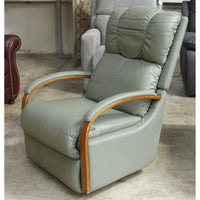 La-Z-Boy Green Leather Recliner