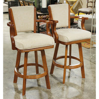 Mikhail Darafeev Pair of Swivel Bar Stools