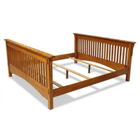 Oak Mission Style King Bed