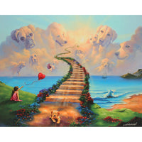 Framed Limited Edition Print "All Dogs Go To Heaven" by Jim Warren