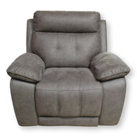 Voilino Dark Gray Power Recliner w/Adj. Headrest